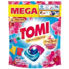   TOMI POWER CAPS AROMATERÁPIA MOSÓKAPSZULA ORCHIDEA&MAKADÁMIA 60DB
