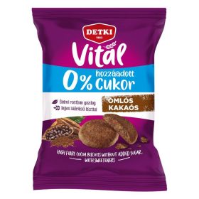 DETKI KEKSZ OMLÓS HOZZÁADOTT CUKOR NÉLKÜL KAKAÓS 180G
