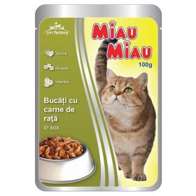 MIAU MIAU MACSKAELEDEL ADULT NEDVES KACSA 100G