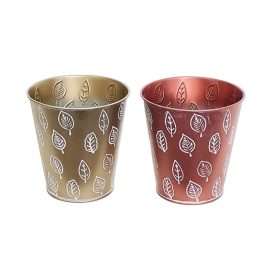   KASPÓ BÁDOG KEREK ARANY-ROSE MIX 140-B-22-54 D13/9XH13CM 120/2 1DB