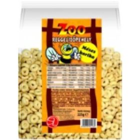 ZOO REGGELIZŐPEHELY MÉZES KARIKA 225G