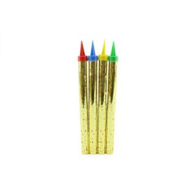 TORTAGYERTYA SZÍNES 18CM 4DB
