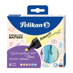 PELIKAN SZÖVEGKIEMELŐ FILC PASZTEL 6DB 1CS