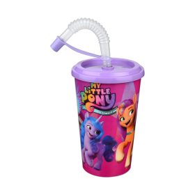 POHÁR SZÍVÓSZÁLLAL MY LITTLE PONY 400ML TP513-60 1DB