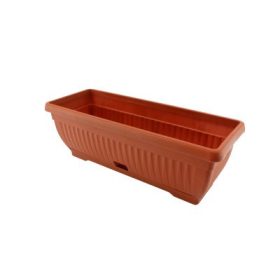 MEDITERAN VIRÁGLÁDA+ALÁTÉT TERRACOTTA 50CM 1DB