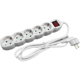 ENTAC HOSSZABBÍTÓ 5 FOGLALAT KAPCSOLÓVAL 3M 3G1.5 1DB