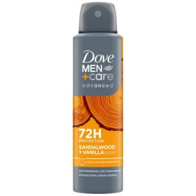 DOVE MEN+CARE DEO SPRAY SANDALWOOD VANILLA 150ML