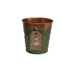   KASPÓ BÁDOG KARÁCSONYI LOGÓVAL 140-B-385/S D12X12HXD9CM 1DB