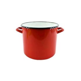 FAZÉK ZOMÁNCOZOTT PIROS 19CM 4,6L 1DB