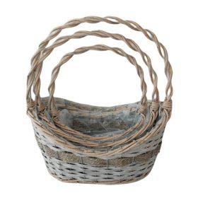   KOSÁR RATTAN FONOTT FÜLES OVÁL 54-206-33X24XH11/16/37CM 3DB 1CS