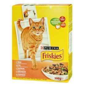 FRISKIES MACSKAELEDEL SZÁRAZ MARHA CSIRKE ZÖLDSÉG 300G