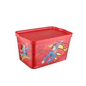 TÁROLÓ DOBOZ SZÖGLETES SUPERMAN 2,3L TP597-51 1DB