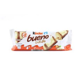 KINDER BUENO CSOKOLÁDÉ WHITE 39G