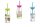 ÜVEG+SZÍVÓSZÁL DEKOR 500ML M-327 1DB