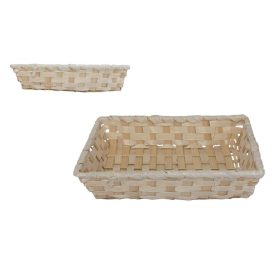 KOSÁR BAMBUSZ 208-3320-26X20XH6CM 1DB