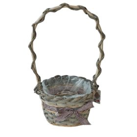   KOSÁR RATTAN FONOTT FÜLES KEREK MASNIS 54-103-D20XH12/38CM 1DB
