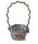 KOSÁR RATTAN FONOTT FÜLES KEREK MASNIS 54-103-D20XH12/38CM 1DB