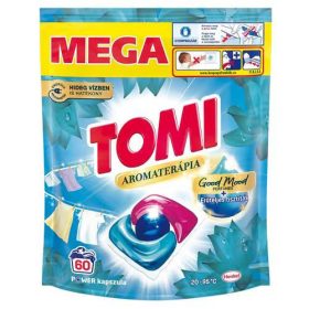   TOMI POWER CAPS AROMATERÁPIA MOSÓKAPSZULA LÓTUSZ&MANDULA 60DB