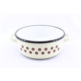 LÁBAS ZOMÁNCOZOTT KRÉM 25CM  4L 1DB