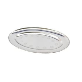 TÁLCA OVÁLIS INOX 34X21CM ENG-119 1DB