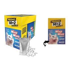 MIAU MIAU MACSKAELEDEL NEDVES PROMO LAZAC (12X100G) 1,2KG