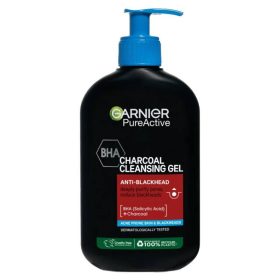   GARNIER PURE ACTIVE CHARCOAL TISZTÍTÓ GÉL MITESSZEREK ELLEN 250ML