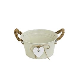   KASPÓ BÁDOG KEREK SZÍV LOGÓVAL 140-B-22-11 D18/14XH9CM 1DB