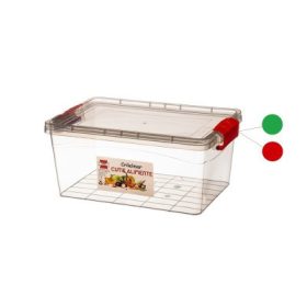 TÁROLÓDOBOZ SZÖGLETES FÜLLEL 9L 1DB