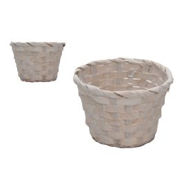POHÁR BAMBUSZ ANTIK FEHÉR 66-29-A/W D13XH9,5CM 1DB