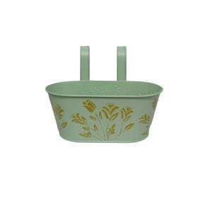  KASPÓ BÁDOG OVÁLIS AKASZTÓS 140-B-516 (26X14)X11HX(21X11)CM 1DB