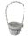 KOSÁR RATTAN FONOTT FÜLES KEREK FEHÉR MASNIS 54-105-D23XH15/47CM 1DB