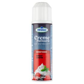   MEGGLE CREME PATISSERIE HABSPRAY CUKROZOTT NÖVÉNYI ZSÍRRAL 250G