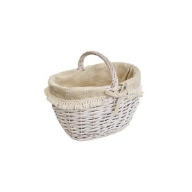 KOSÁR BEVÁSÁRLÓ FEHÉR 68-174/S 28X21XH16/21CM 1DB