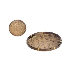 KOSÁR BAMBUSZ PILLE BARNA 8-A-04/BR D15XH2CM 1DB