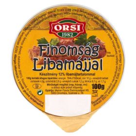 ORSI FINOMSÁG PÁSTÉTOM LIBAMÁJJAL 100G