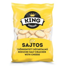 KING KRÉKER CSÖKKENTETT SÓTARTALMÚ SAJTOS 100G