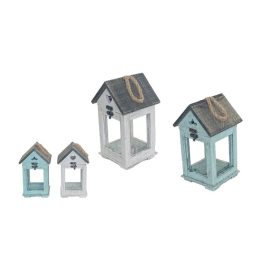   MÉCSESTARTÓ HÁZIKÓ 2 SZÍNBEN 232-MM-10 12X12XH23CM 2/18 1DB