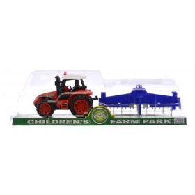 TRAKTOR BORONÁVAL LENDKEREKES 2SZÍN 36X11CM JA1223 1DB