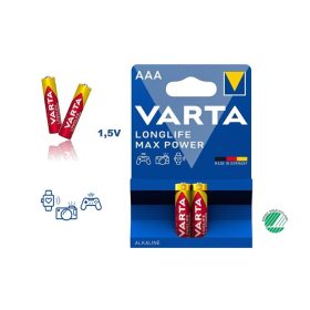 VARTA LONGLIFE MAX POWER ELEM MIKRO ALKÁLI AAA 2DB