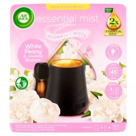   AIRWICK AROMA DIFFÚZOR KÉSZÜLÉK+UTÁNTÖLTŐ FEH.BAZSARÓZS.JÁZM.20ML 1CS