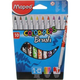 MAPED COLOR PEPS BRUSH FILCTOLL ECSETJELLEGŰ 10SZÍN 1CS