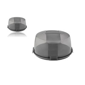 TORTABÚRA KEREK ÁTTETSZŐ MŰANYAG 31CM TP725 1DB