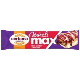   CERBONA MAX MÜZLISZELET MÁLNA-CITROM MÁLNA-KARAMELL RÉTEG JOGHURTOS TALP 30G
