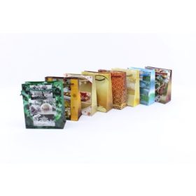 AJÁNDÉKTASAK LAKK KICSI 110X130X50MM VEGYES MINTA 1DB
