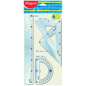   MAPED START VONALZÓ KÉSZLET MŰANYAG NAGY 4DB-OS IMA242830 1DB