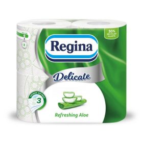 REGINA DELICATE WC PAPÍR ALOE VERA 150 LAP 3RÉTEGŰ 4TEK