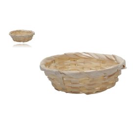 KOSÁR BAMBUSZ NATÚR KEREK 8-2407 13X3,5CM 1DB