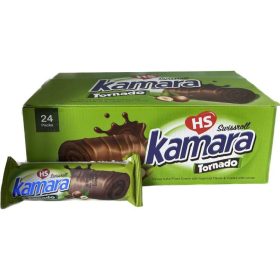   KAMARA TORNADO MOGYORÓ ÍZŰ KRÉMMEL TÖLTÖTT PISKÓTA 40G