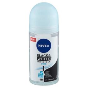 NIVEA DEO GOLYÓS BLACK&WHITE INVISIBLE  PURE 50ML