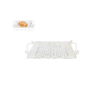   KOSÁR KENYERES MŰAANYAG TÉGLA FEHÉR 70-P-4 32X22XH3,5CM 1DB